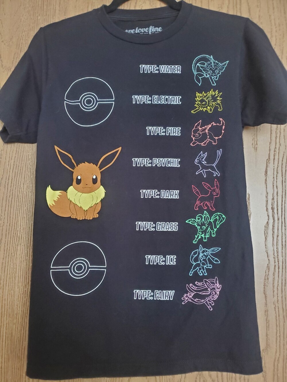 Pokémon Eeveelution Graphic T-shirt